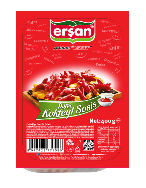Dana Kokteyl Sosi̇s 400 Gr