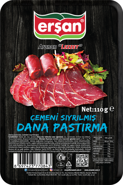 Çemensi̇z Pastırma 110 Gr